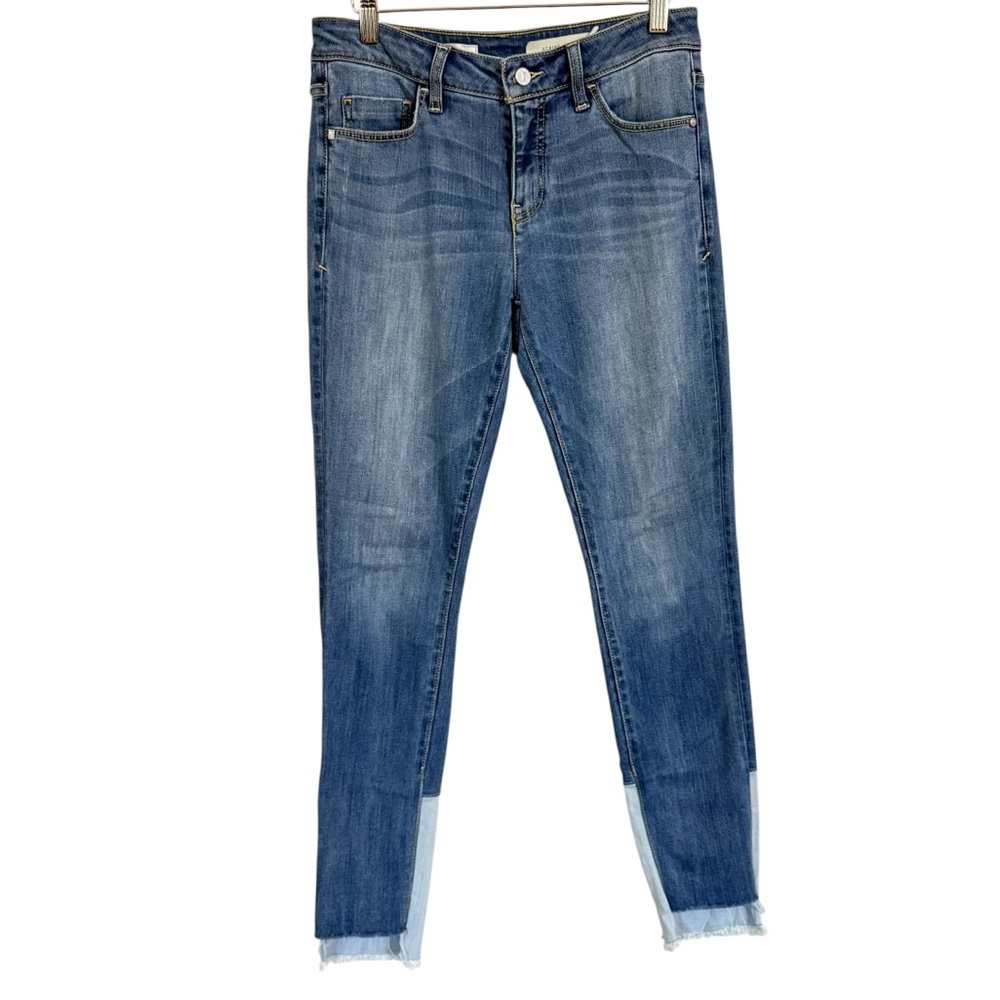 Anthropologie Pilcro & the Letterpress Script Panel Raw Hem Women’s Size 28